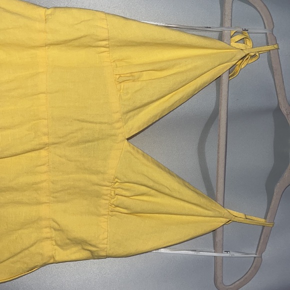 Lulus yellow midi summer dress - Picture 2 of 5